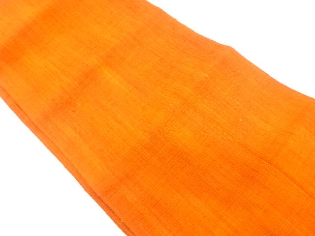 JAPANESE KIMONO / HAND WOVEN FUSHI TSUMUGI WOVEN PATTERN NAGOYA OBI